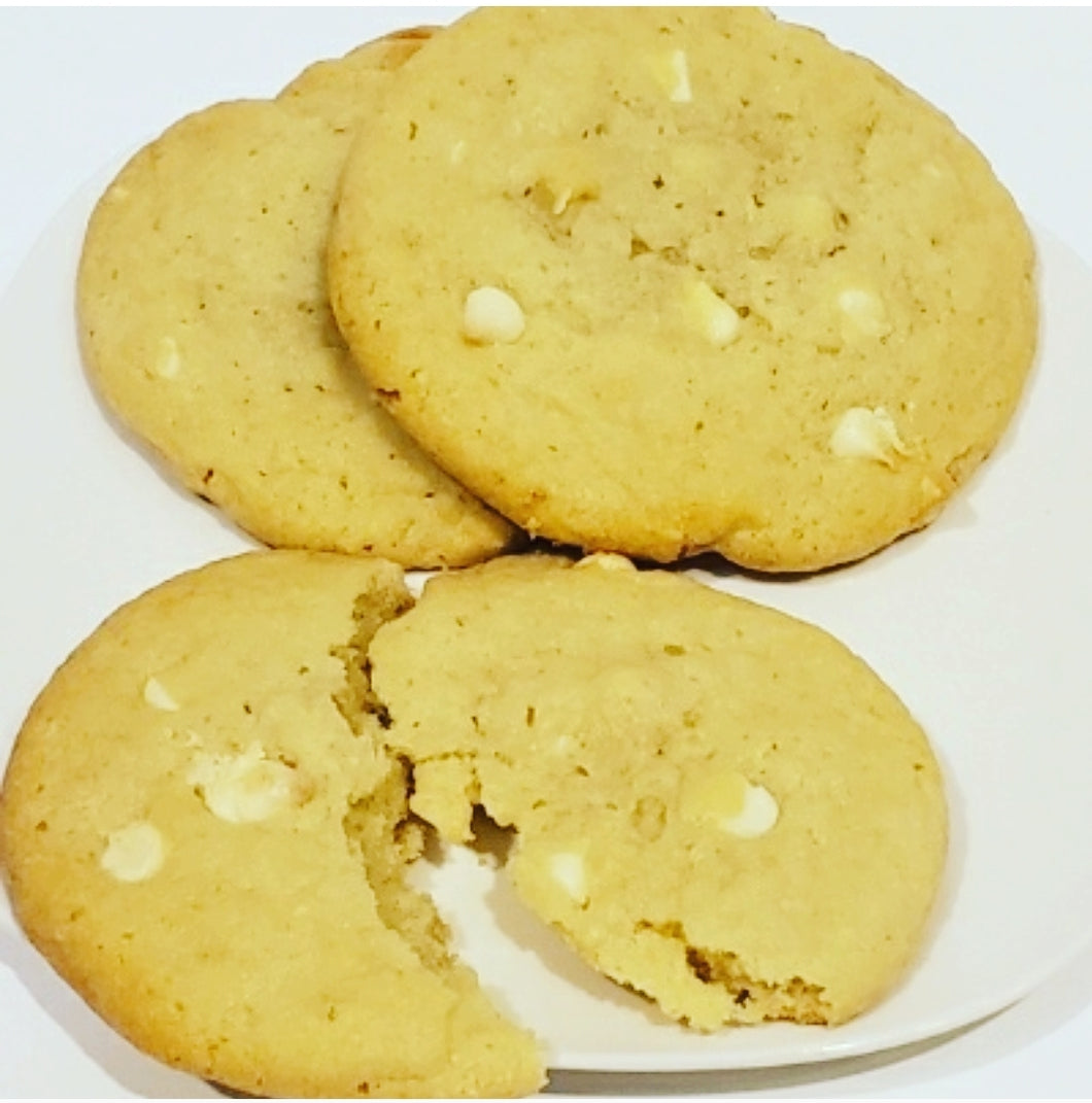 Macadamia White Chocolate Chip Soft Cookies 1 Dozen
